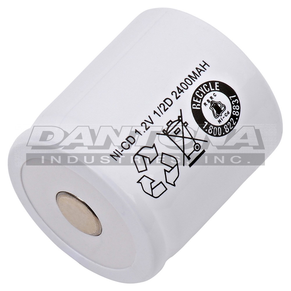 1-2d-2400 Battery>1.2V Flat Top