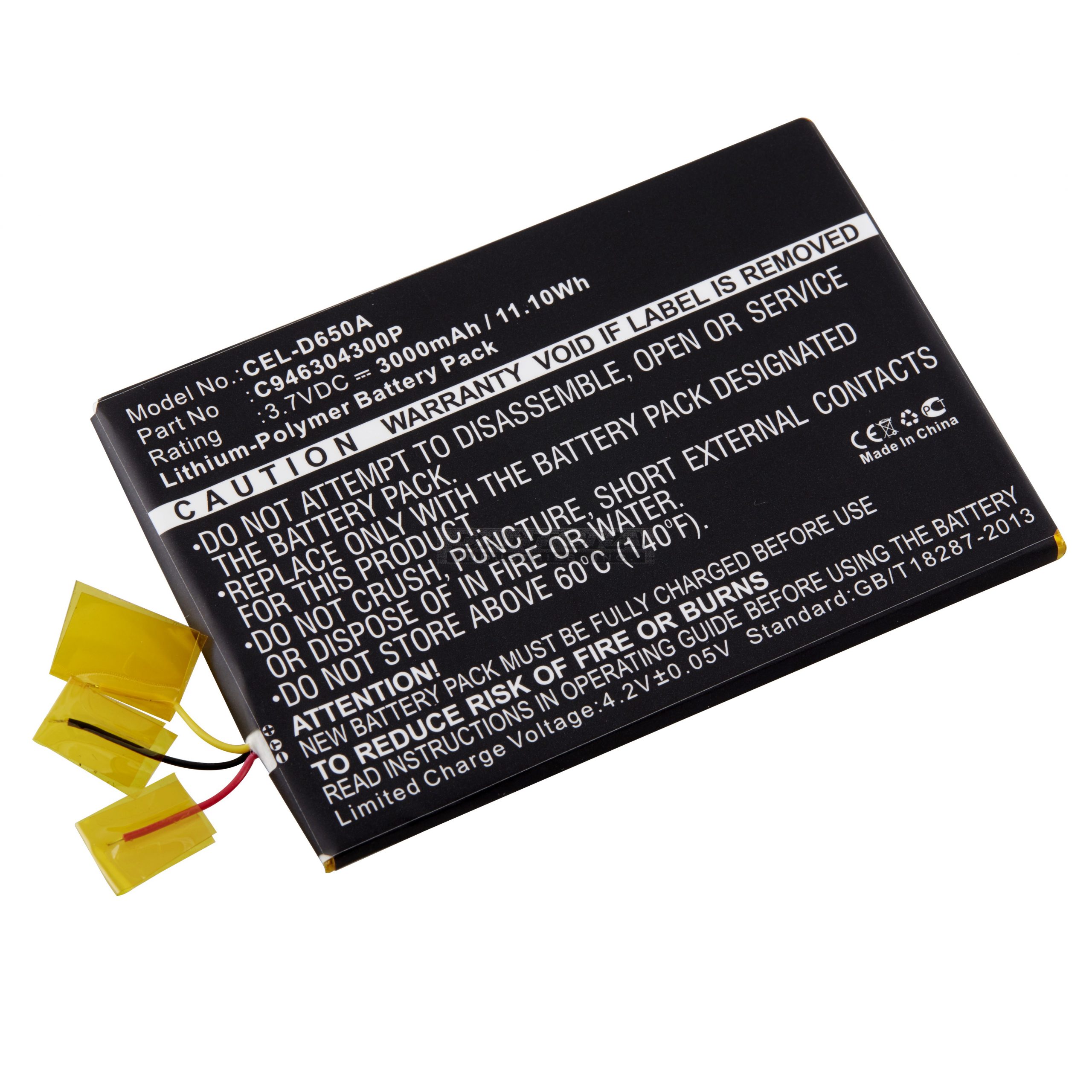 cel-d650a Battery
