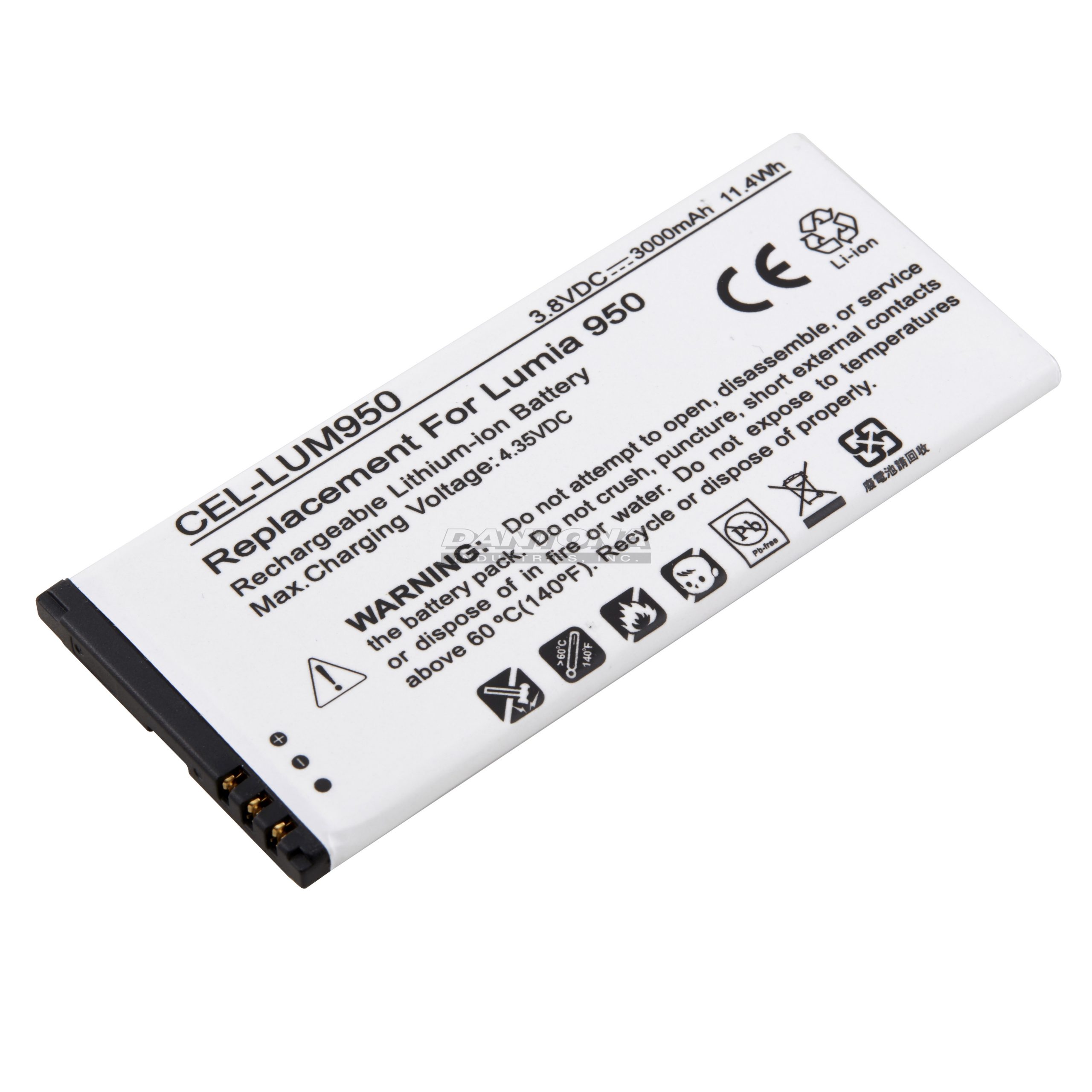 cel-lum950 Battery