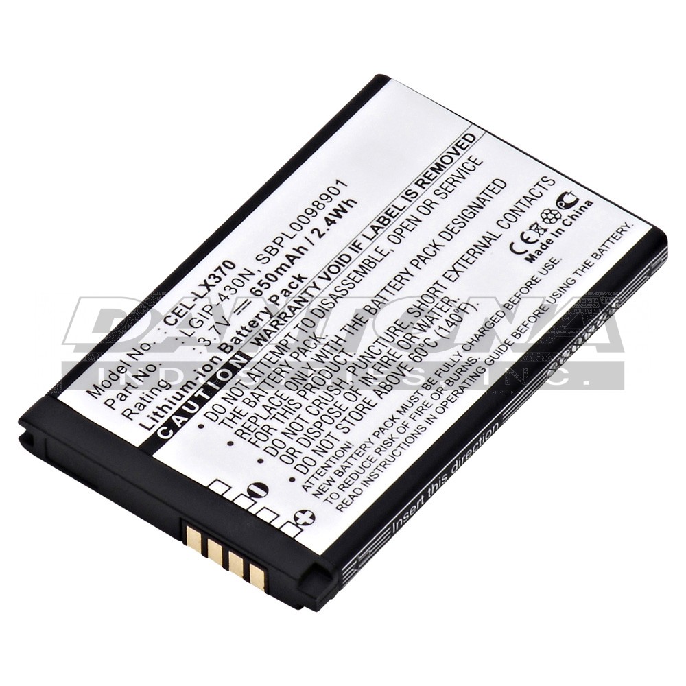 cel-lx370 Battery