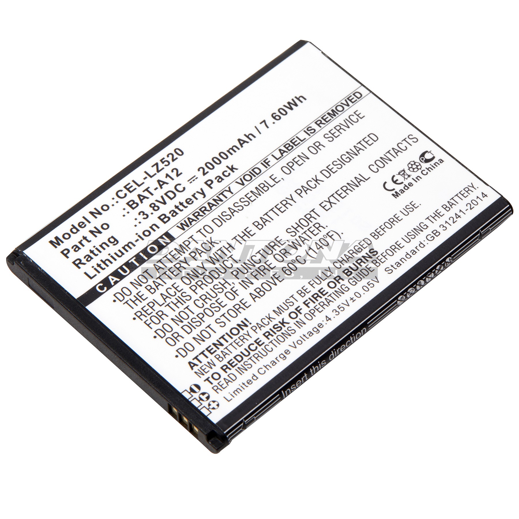 cel-lz520 Battery