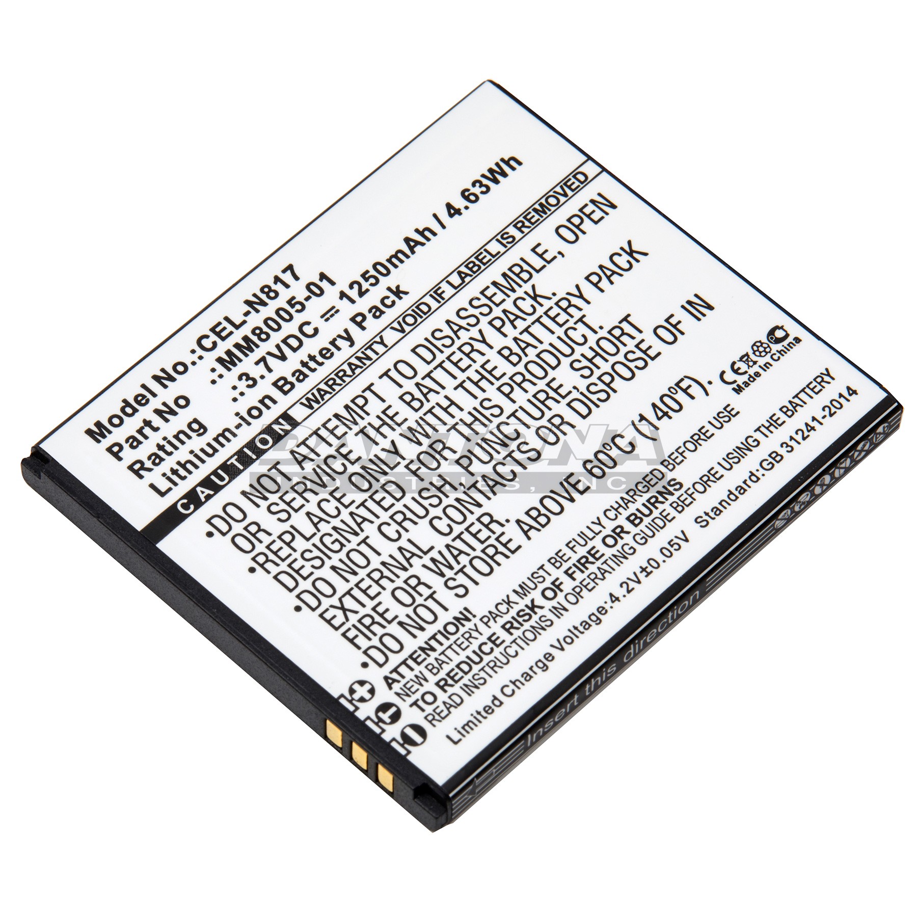 cel-n817 Battery