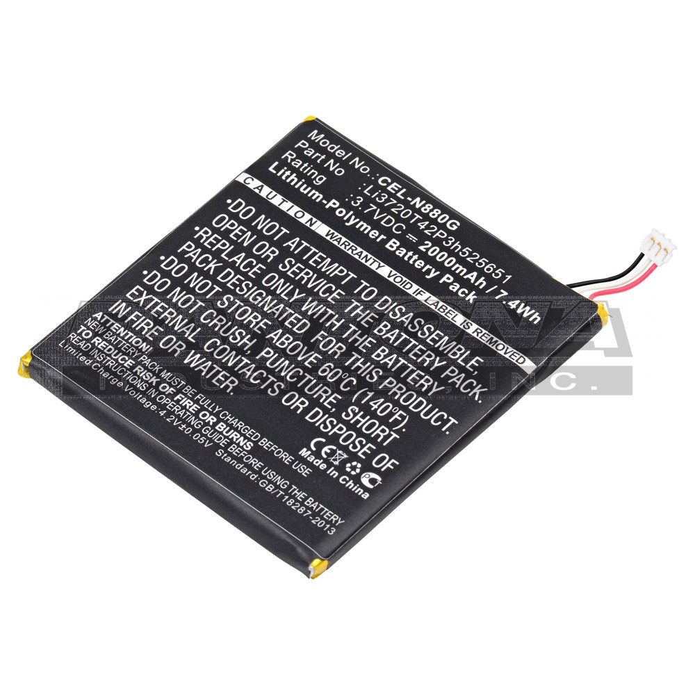 cel-n880g Battery
