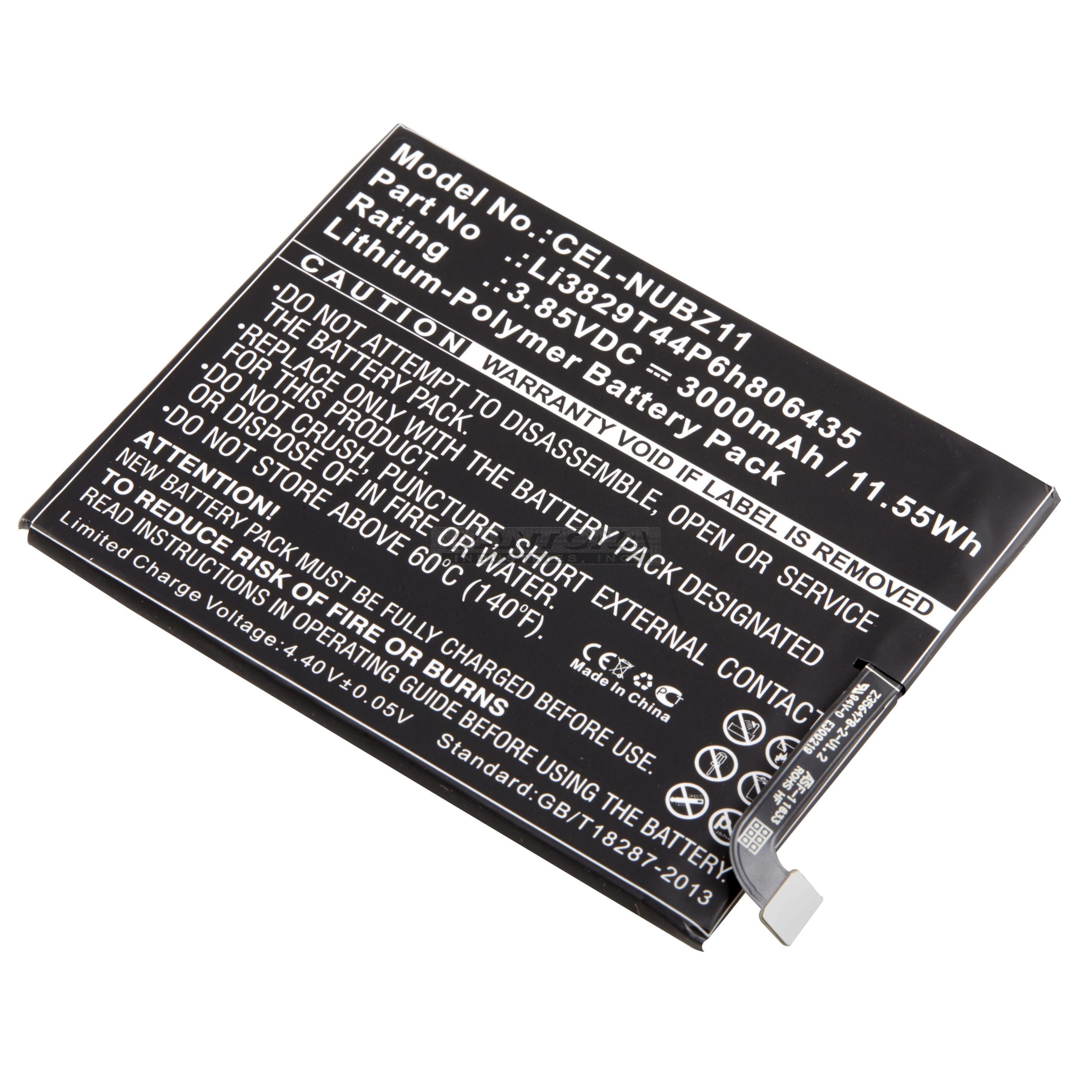 cel-nubz11 Battery