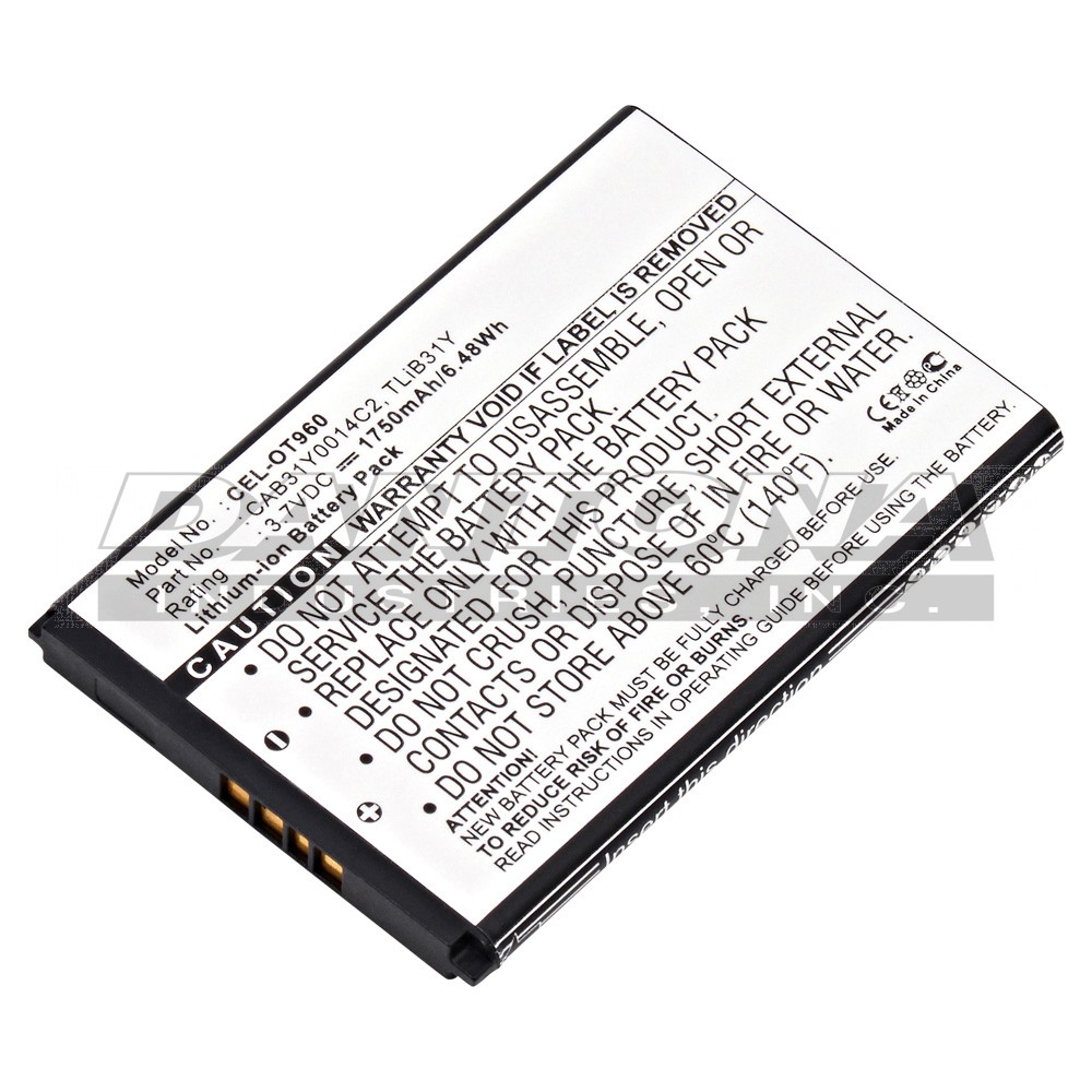 cel-ot960 Battery