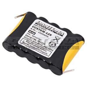 custom-125|custom-125|custom-125-2 Battery|Nickel Cadmium|NiMH/NiCD Packs