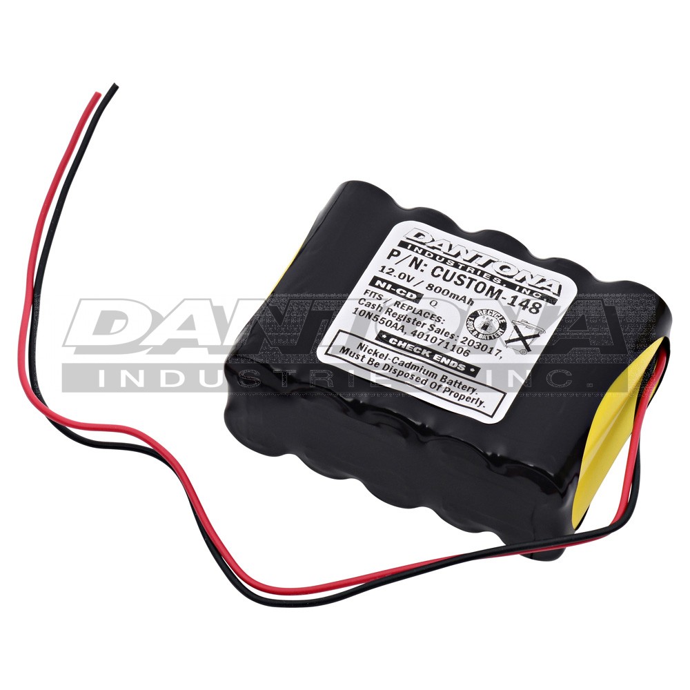 custom-148|custom-148|custom-148-2 Battery|Nickel Cadmium|NiMH/NiCD Packs