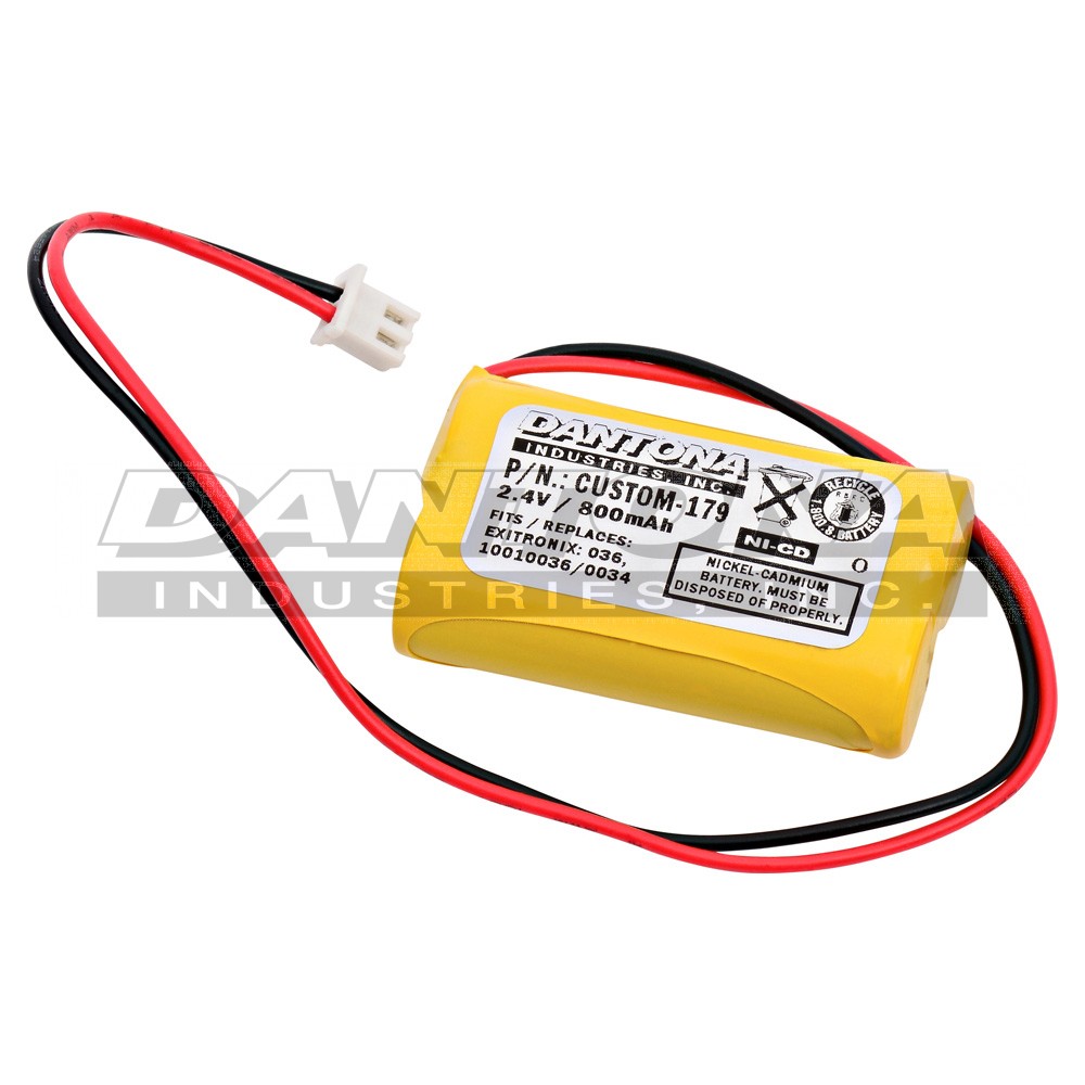 custom-179|custom-179|custom-179-2 Battery|Nickel Cadmium|NiMH/NiCD Packs