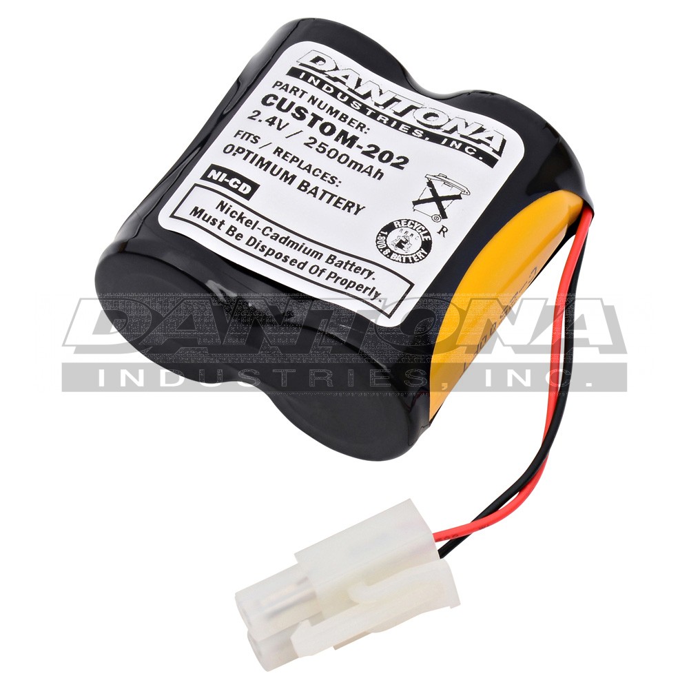 custom-202|custom-202|custom-202-2 Battery|Nickel Cadmium|NiMH/NiCD Packs
