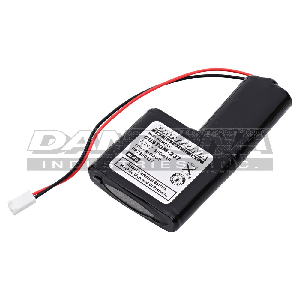 custom-237|custom-237|custom-237-2 Battery|Nickel Cadmium|NiMH/NiCD Packs