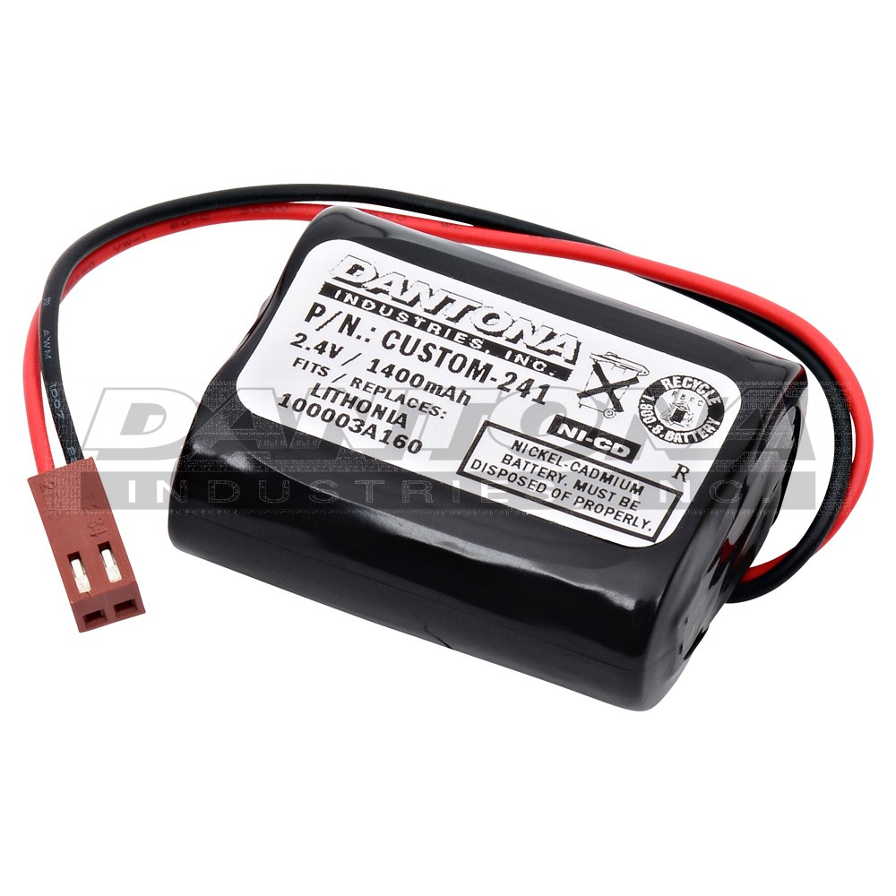 custom-241|custom-241|custom-241-2 Battery|Nickel Cadmium|NiMH/NiCD Packs