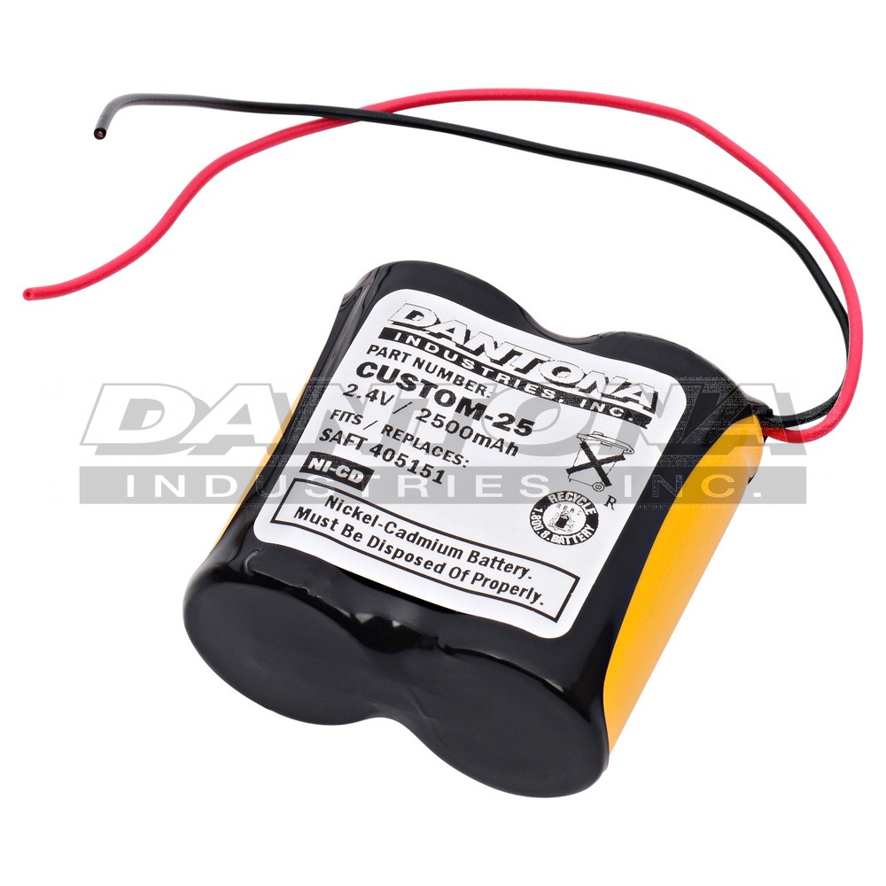 custom-25|custom-25|custom-25-2 Battery|Nickel Cadmium|NiMH/NiCD Packs
