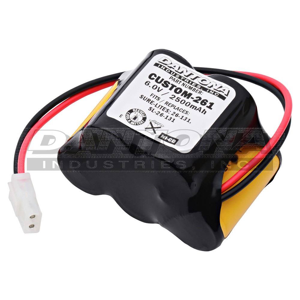 custom-261|custom-261|custom-261-2 Battery|Nickel Cadmium|NiMH/NiCD Packs