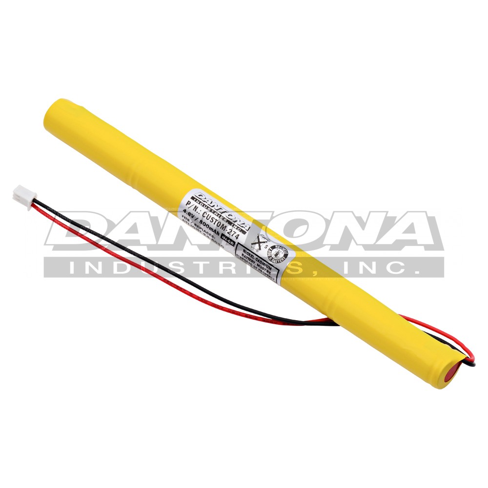 custom-274|custom-274|custom-274-2 Battery|Nickel Cadmium|NiMH/NiCD Packs