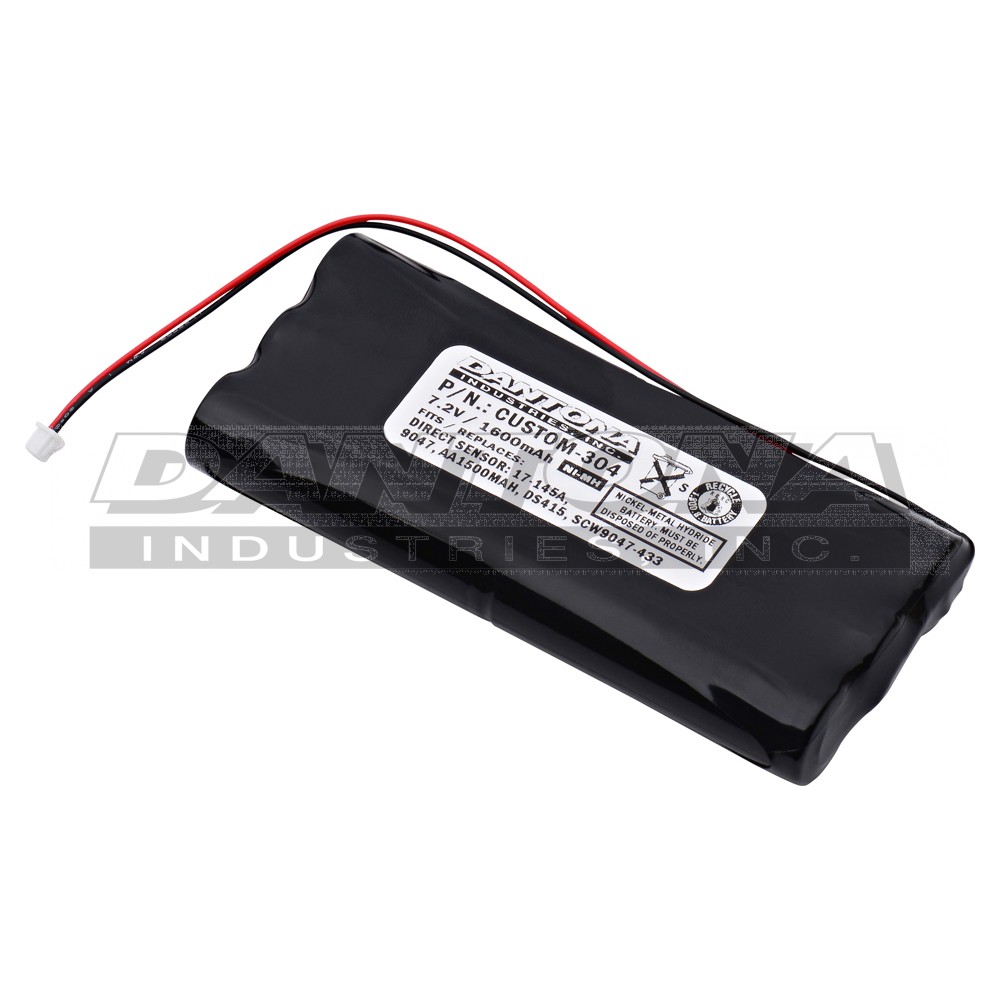 custom-304|custom-304|custom-304-2 Battery|Nickel Metal Hydride|NiMH/NiCD Packs|Security System