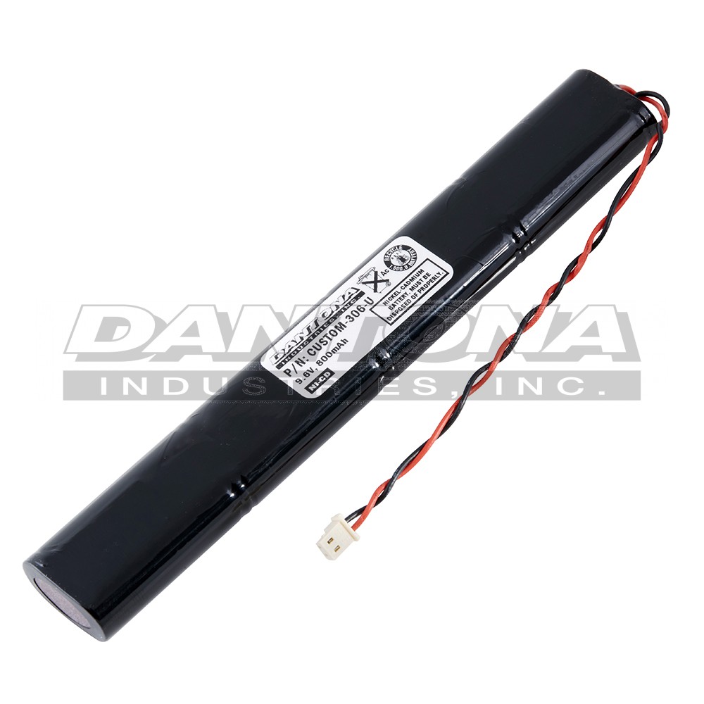 custom-306-u|custom-306-u|custom-306-u-2 Battery|Nickel Cadmium|NiMH/NiCD Packs