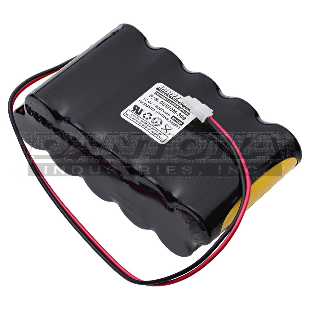 custom-309|custom-309|custom-309-2 Battery|Nickel Cadmium|NiMH/NiCD Packs