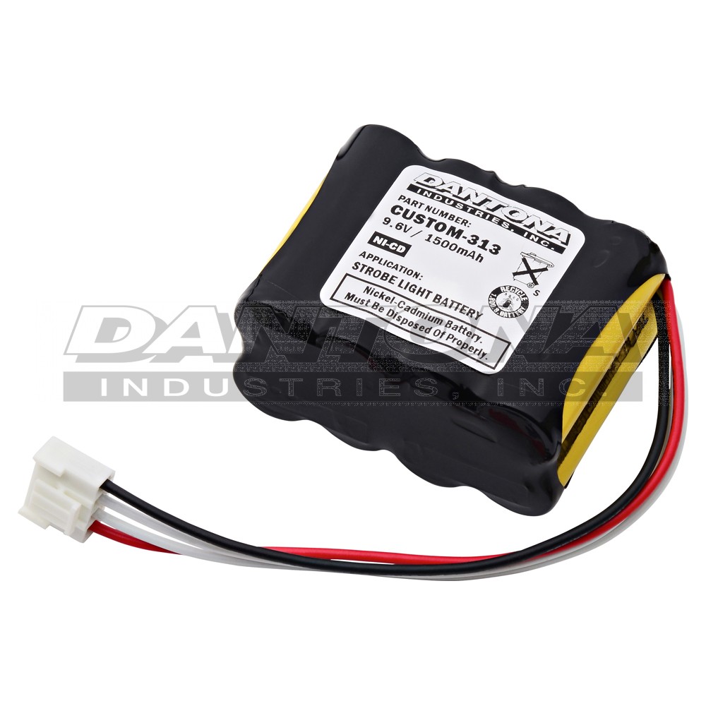 custom-313|custom-313|custom-313-2 Battery|Nickel Cadmium|NiMH/NiCD Packs