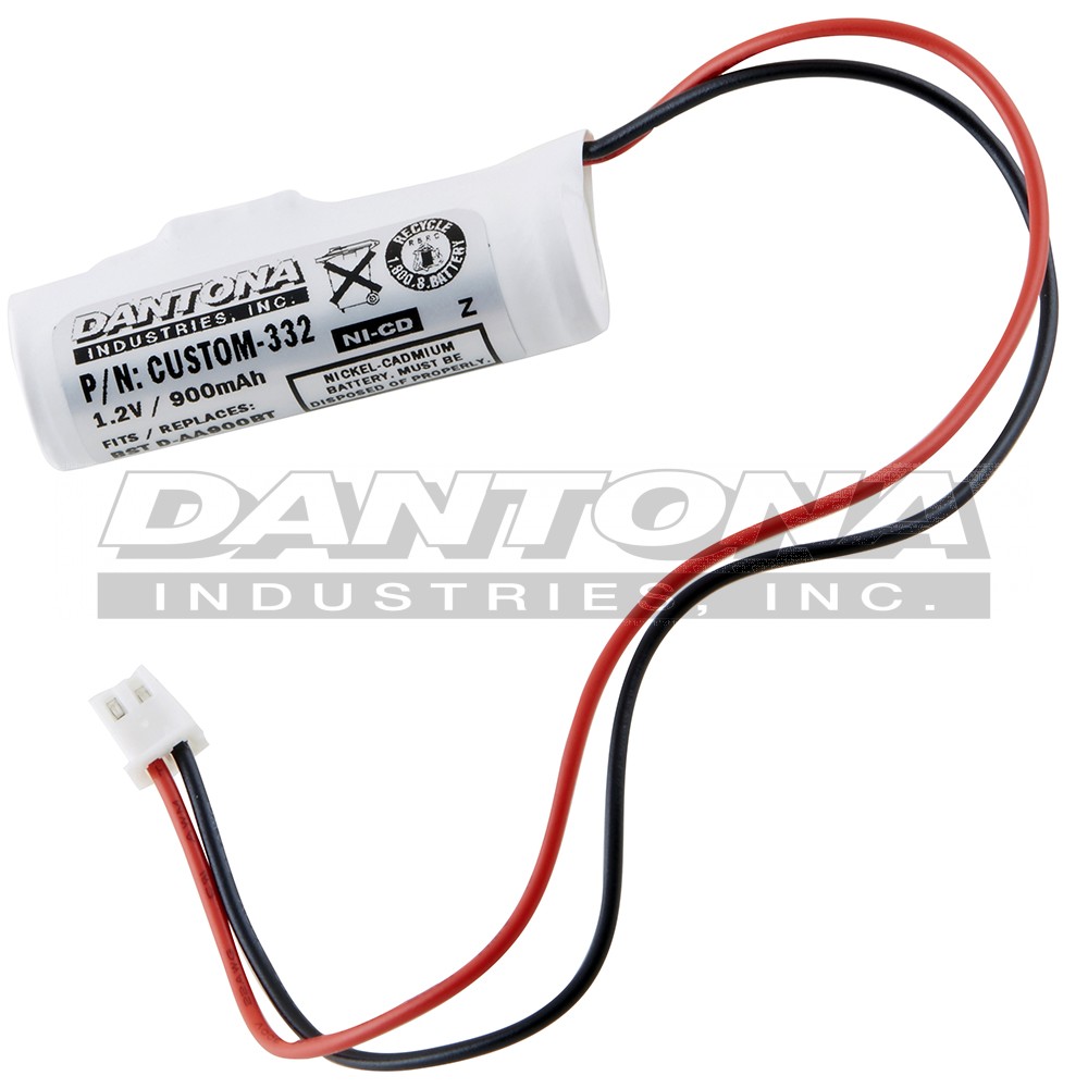 custom-332|custom-332|custom-332-2 Battery|Nickel Cadmium|NiMH/NiCD Packs