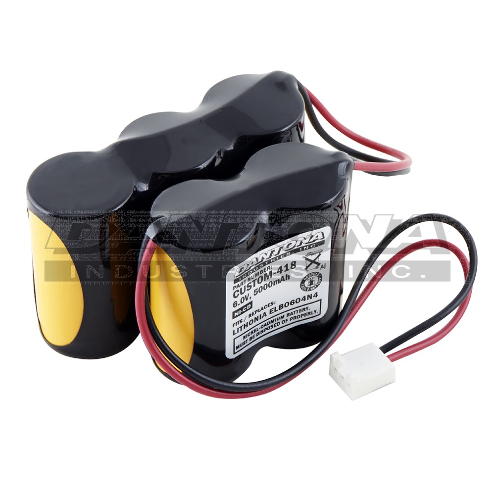 custom-418|custom-418|custom-418-2 Battery|Nickel Cadmium|NiMH/NiCD Packs