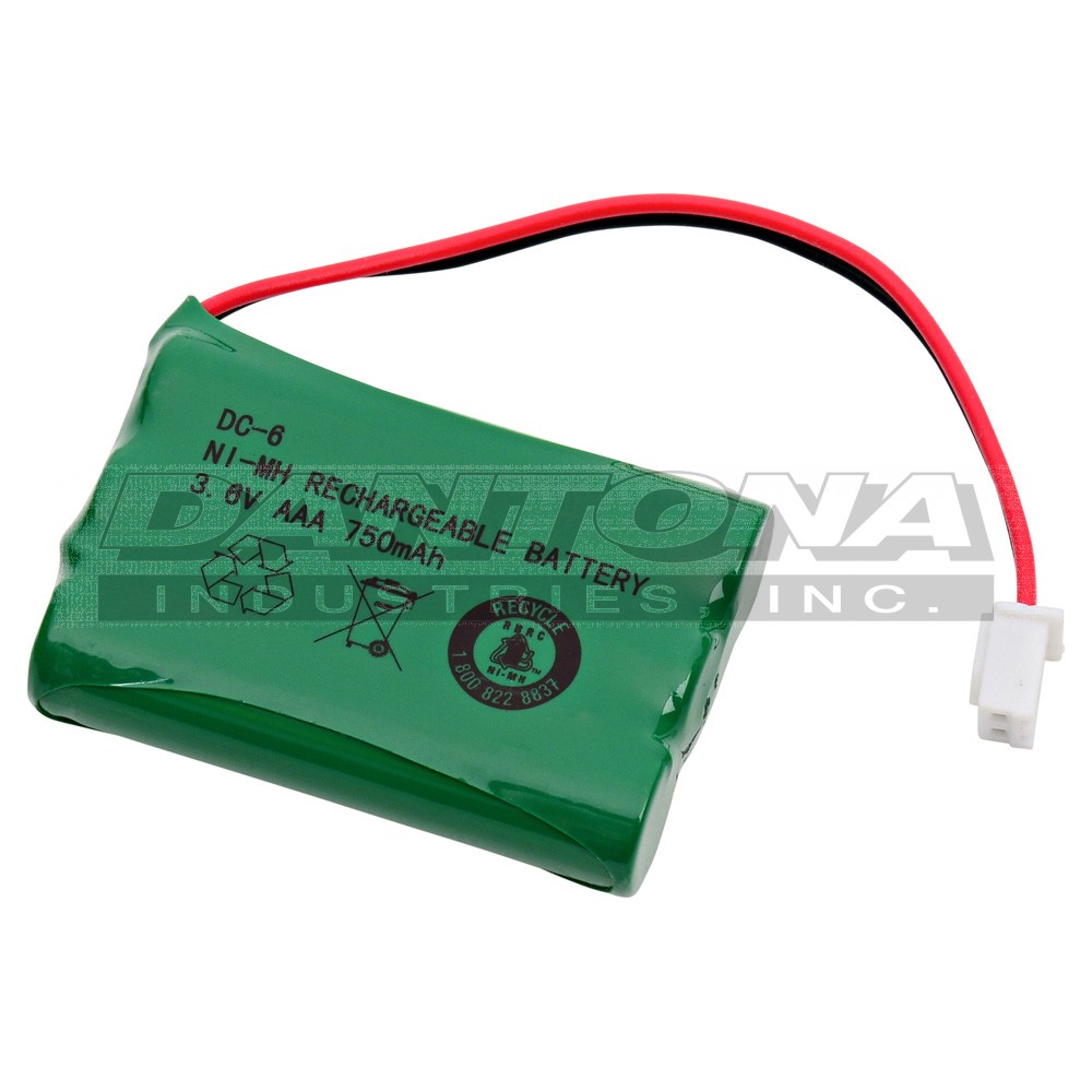 dc-6|dc-6|dc-6-2 Battery|Nickel Metal Hydride|NiMH/NiCD Packs
