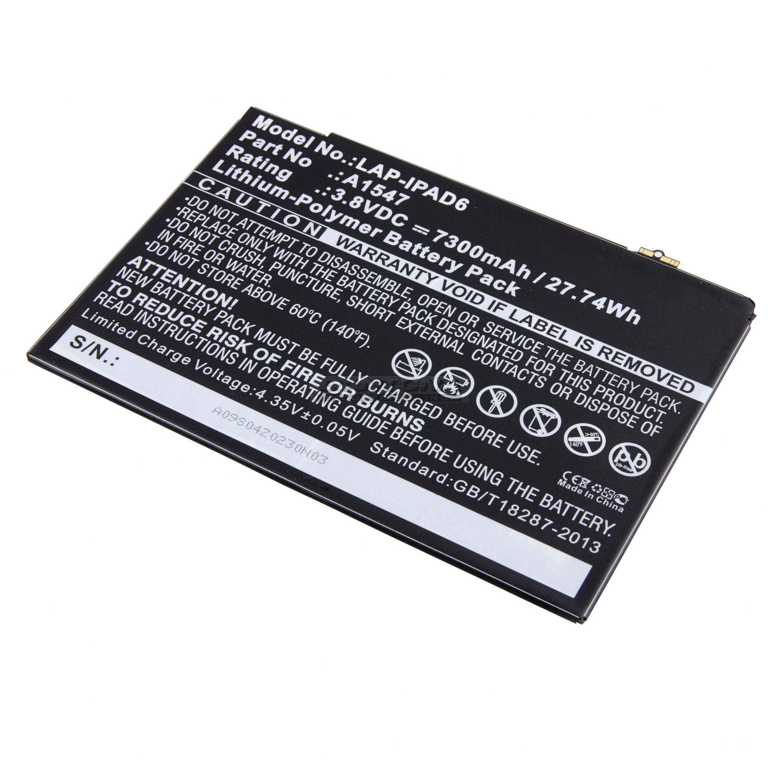 lap-ipad6 Battery