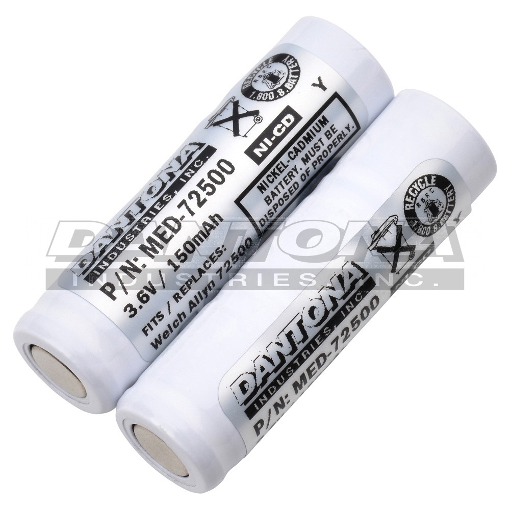 med-72500|med-72500|med-72500-2 Battery|Nickel Cadmium|NiMH/NiCD Packs