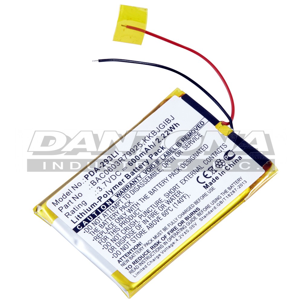 pda-293li Battery
