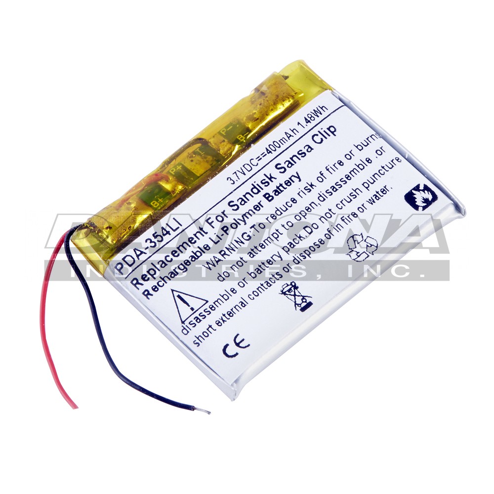 pda-354li Battery