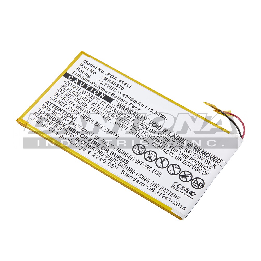 pda-414li Battery