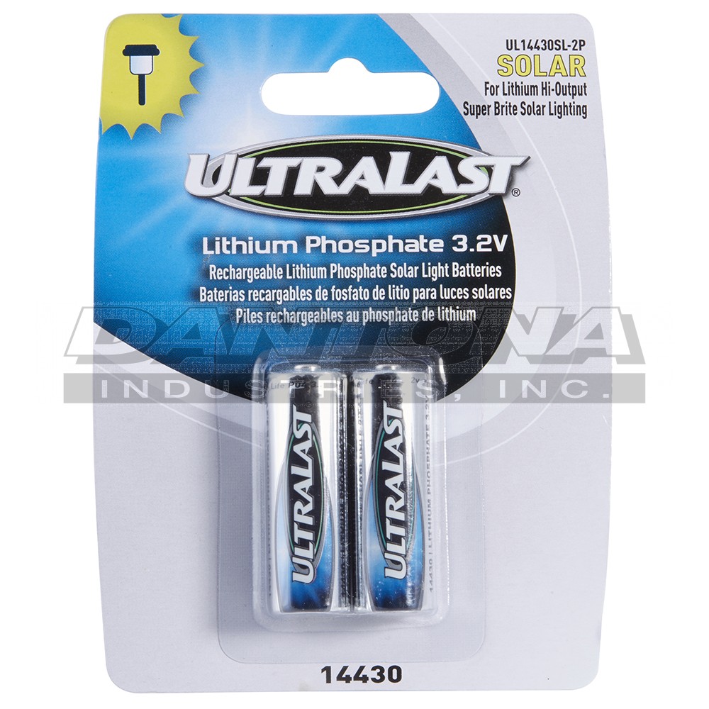 ul14430sl-2p|ul14430sl-2p|ul14430sl-2p-2 Battery|Rechargeable 3.2V Cylindrical