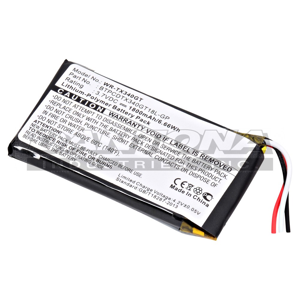 wr-tx340gt Battery