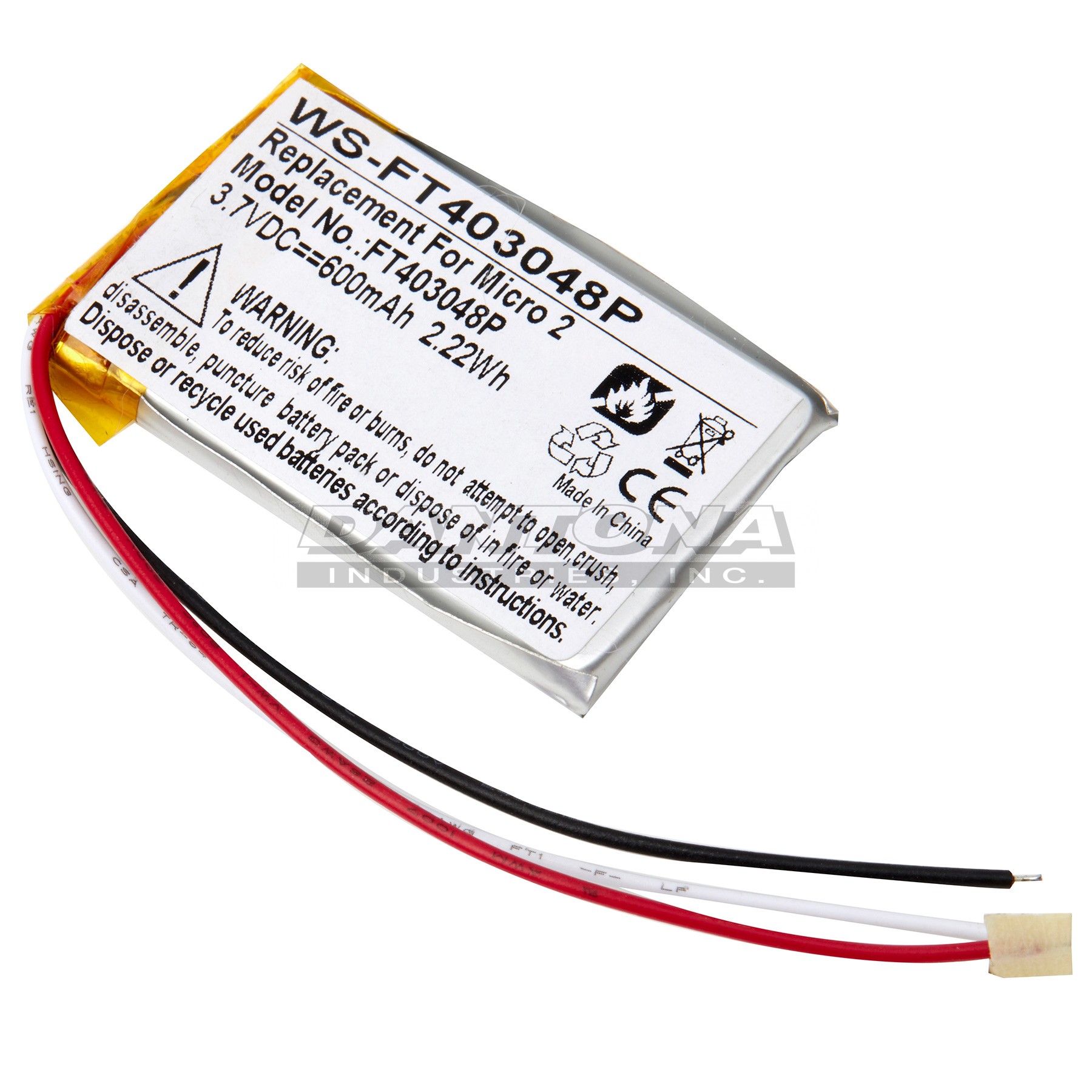 ws-ft403048p Battery